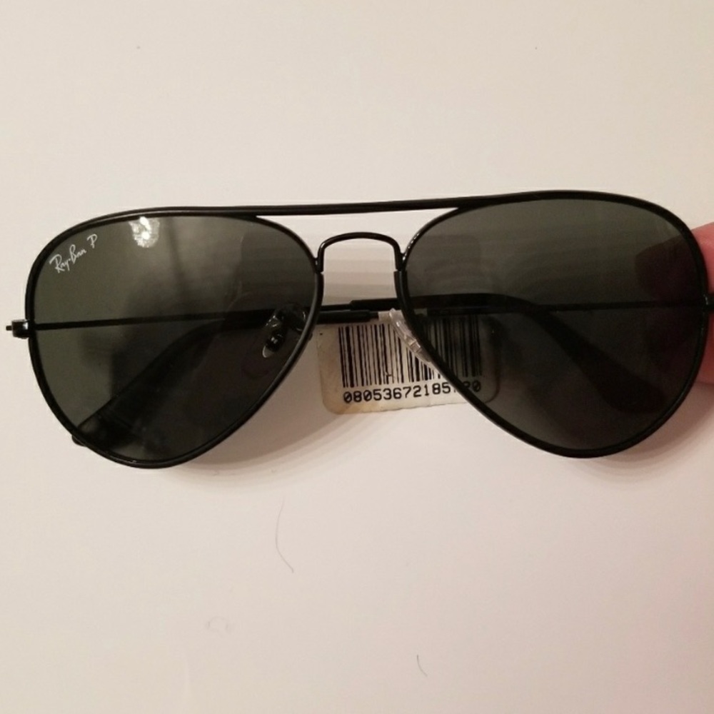 Ray-Ban Black on Black Aviators